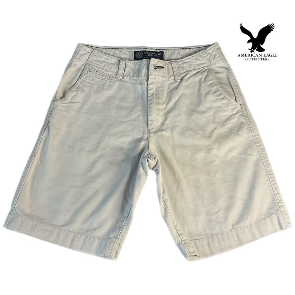 American Eagle Outfitters Sz 28 Classic Shorts Men’s Beige/Off White 5 Pockets
